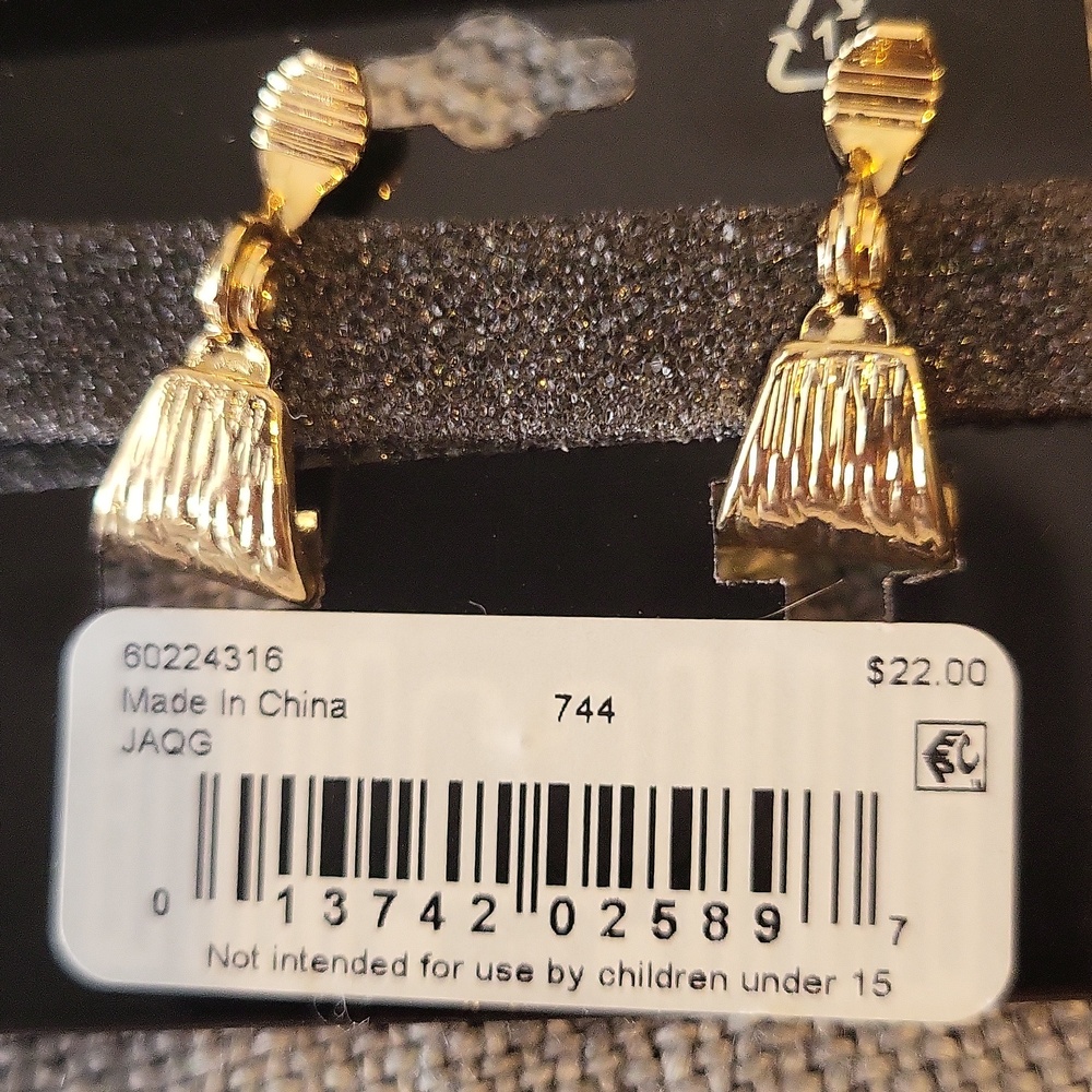 Anne Klein Comfort Clip Goldtone Earrings, 5 Pairs - Picture 7 of 11